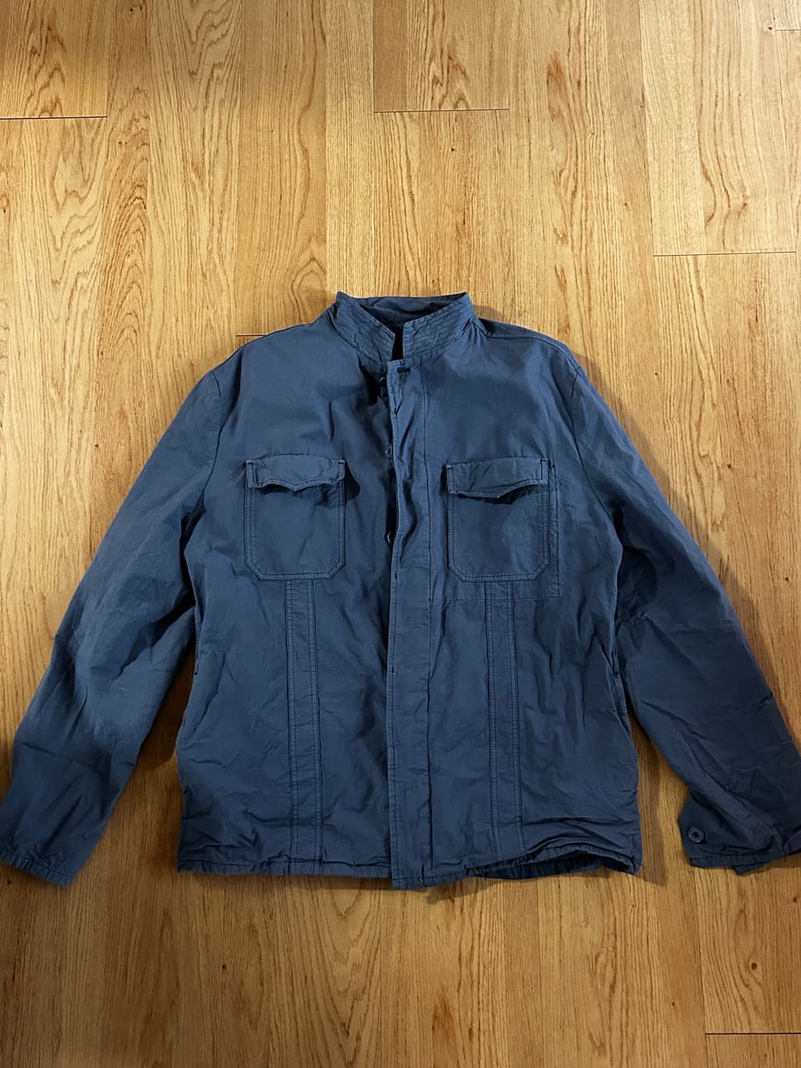 ee 누마레 MILITARY SHIRT JACKE 블루 상품이미지2