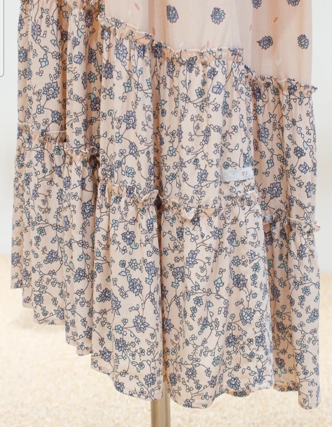 (스킨 베이지 색상)써스데이아일랜드 롱원피스 S사이즈 상품이미지5