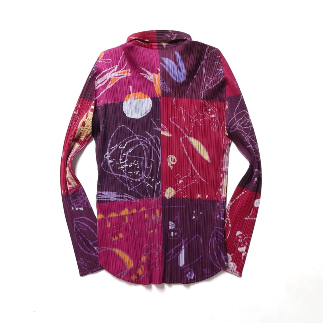 플리츠 플리즈 Pleats Please Pattern Button Jac 상품이미지4