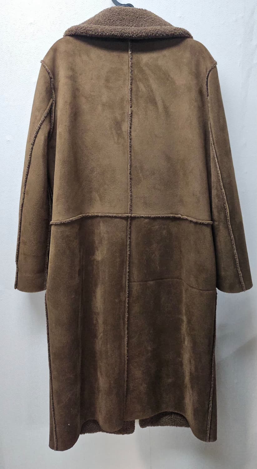 리버시블 카멜  뽀글이 무스탕  코트 L 상품이미지2