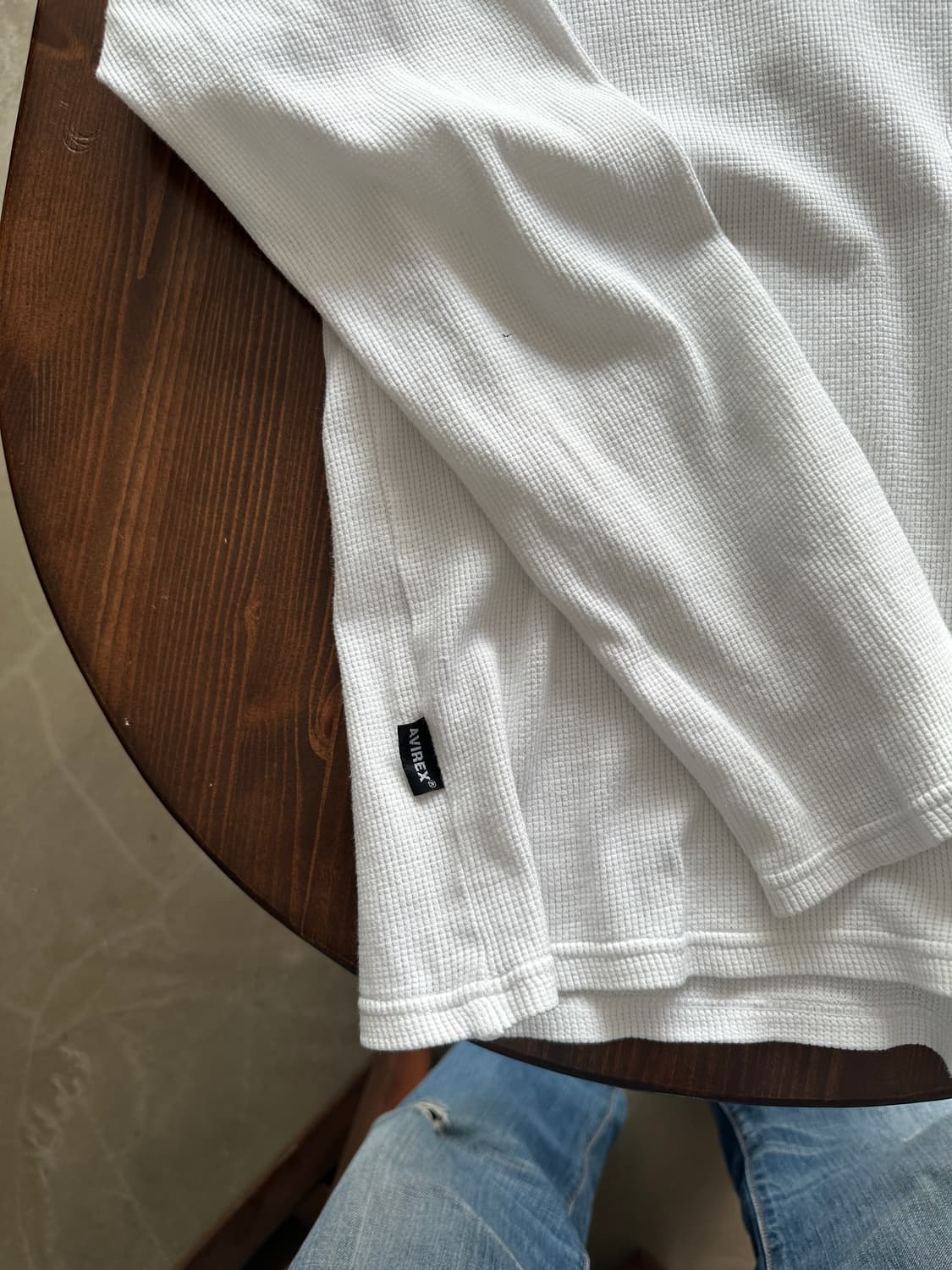 AVIREX 와플 롱슬리브 티셔츠 상품이미지6