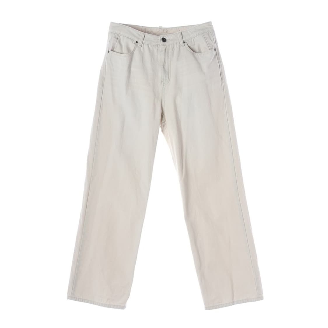 시리즈 아이보리 크림 스트레이트 코튼 팬츠 82 상품이미지1