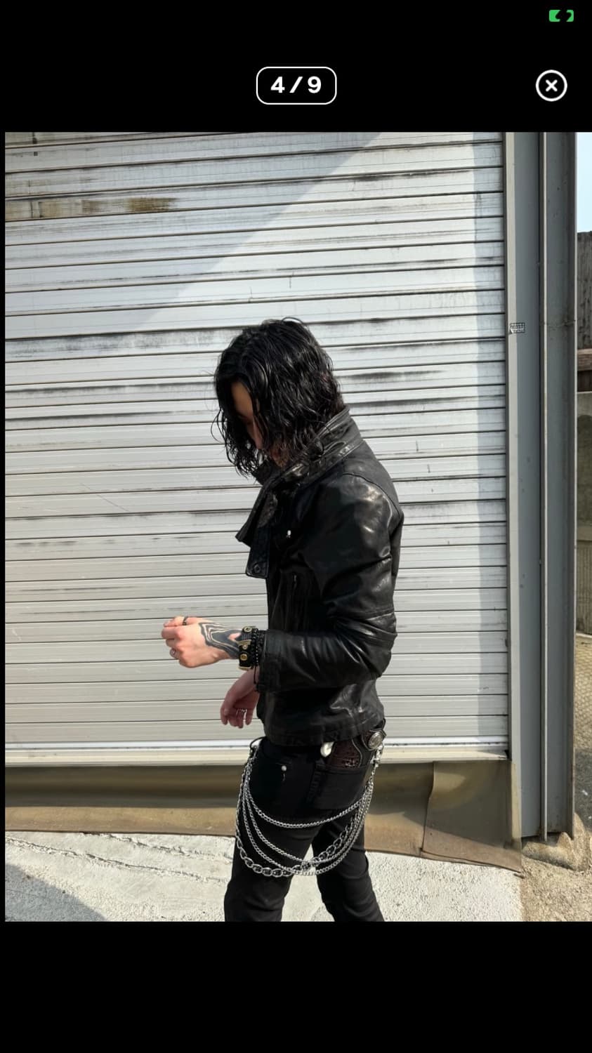 하이넥 가죽자켓 상품이미지4