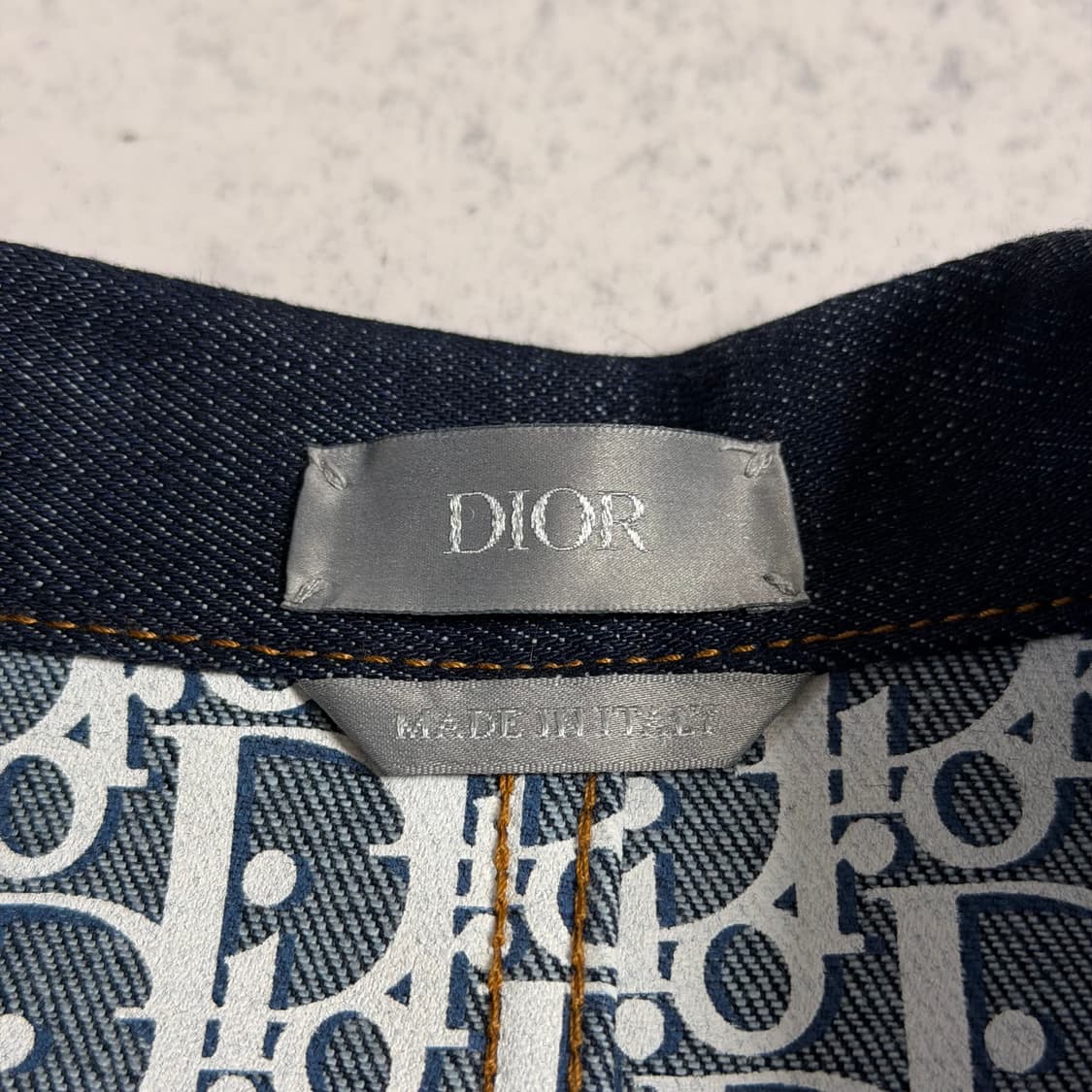 디올 오블리크 데님 청자켓 상품이미지2