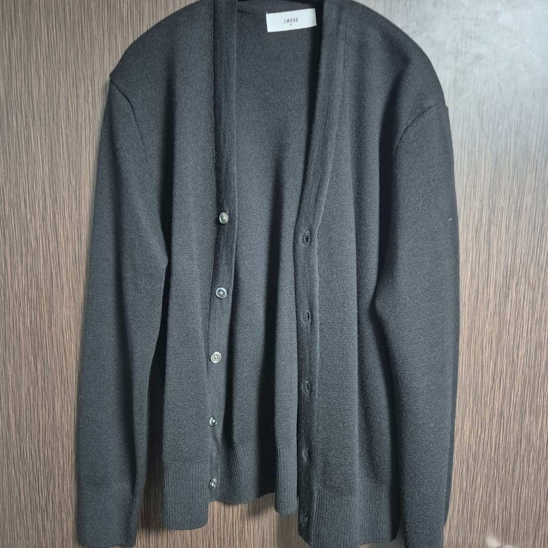 엘무드 오디너리 크롭 가디건 블랙 상품이미지1