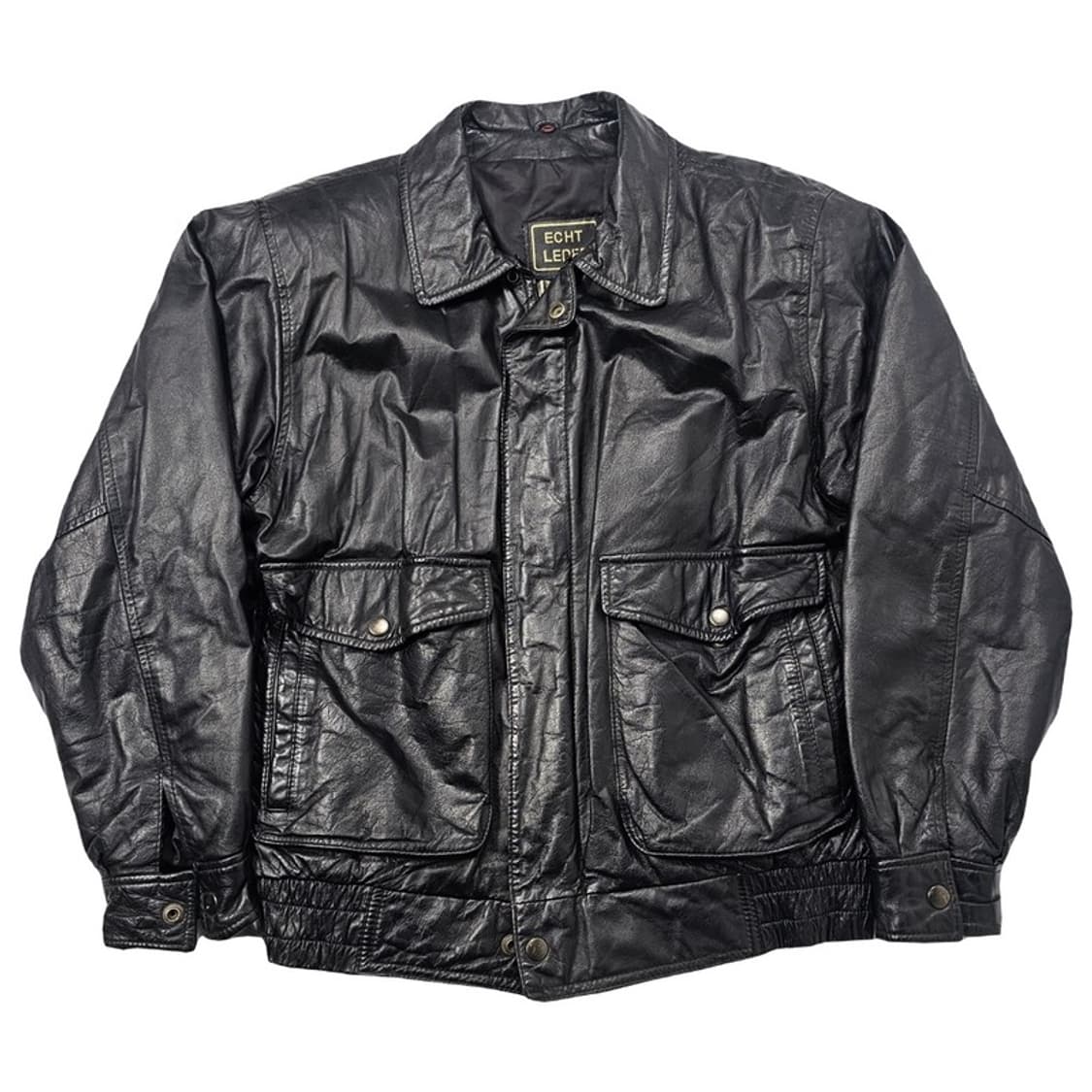 ECHT LEDER 빈티지 소가죽 자켓 L 상품이미지1