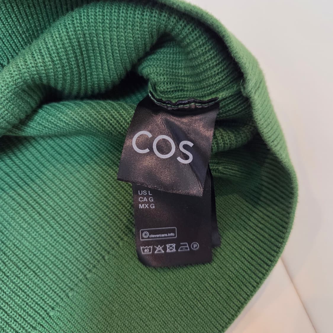 [L] COS 그린 니트 스웨터 상품이미지3