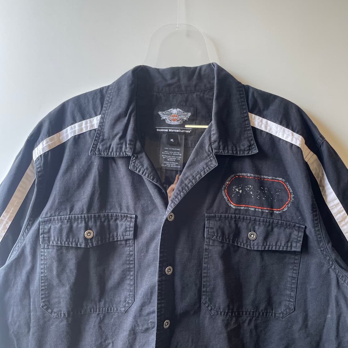 할리데이비슨 투포켓 워크셔츠 상품이미지2