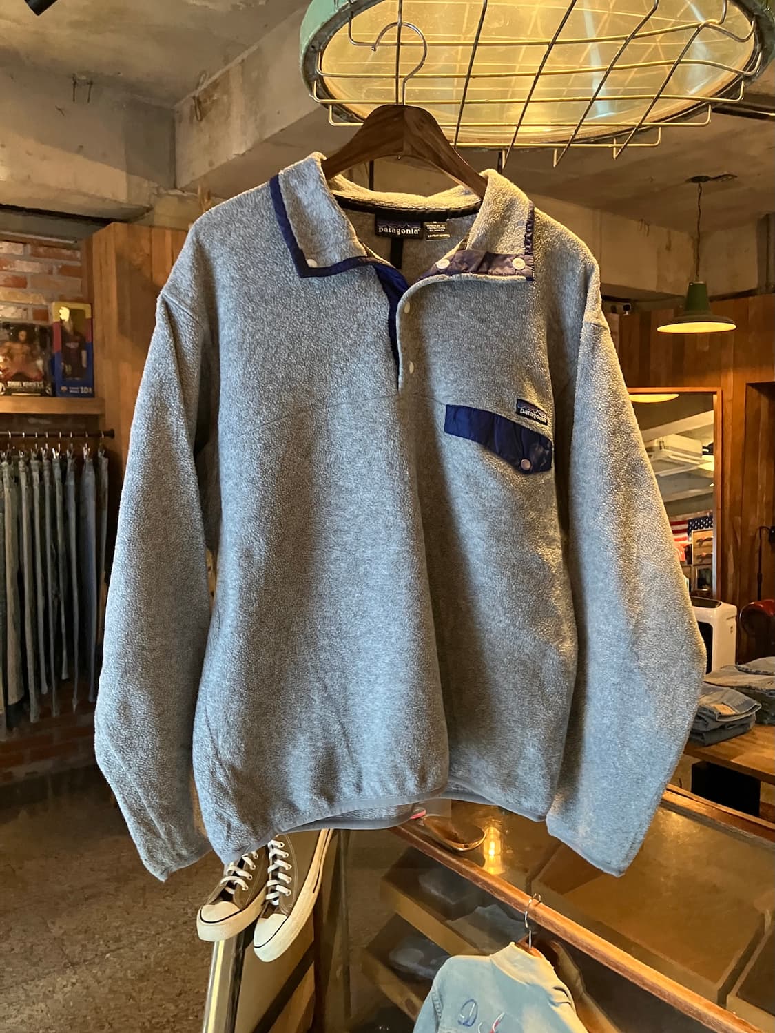 빈티지 파나고니아 신칠라 플리스 스냅티 상품이미지2