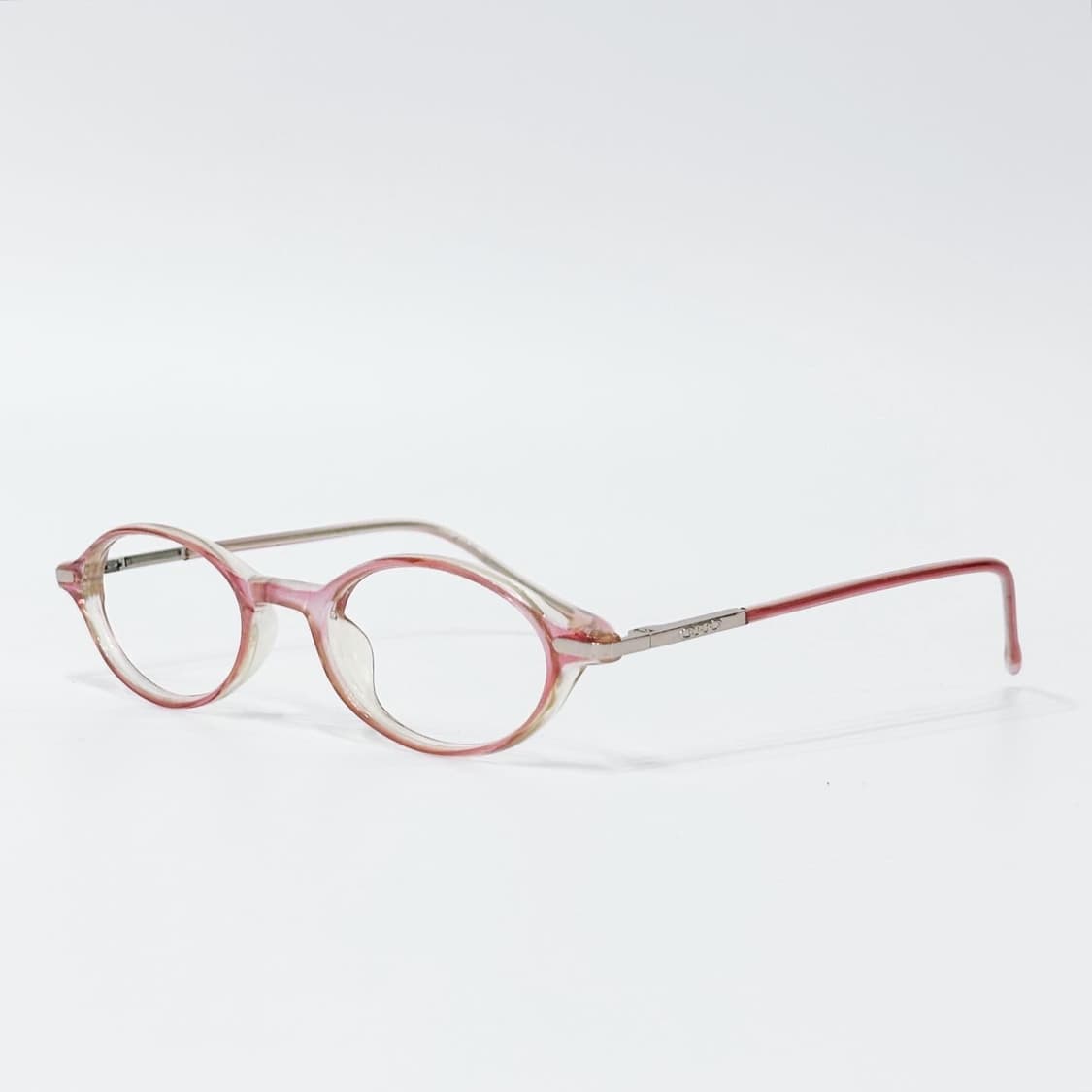 피치 핑크 오벌 뿔테 데드스탁 빈티지안경 상품이미지2