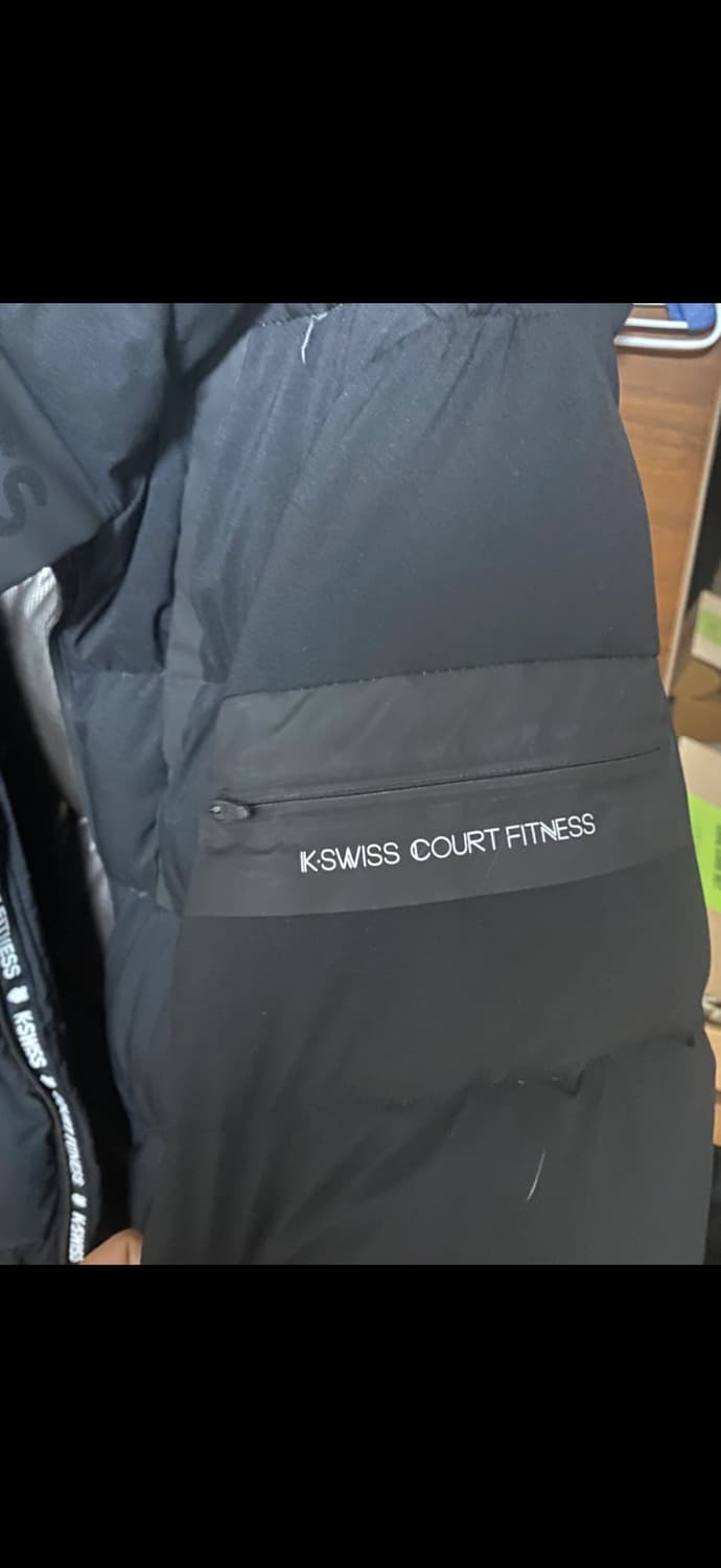 케이스위스 블랙 롱패딩 m 상품이미지2