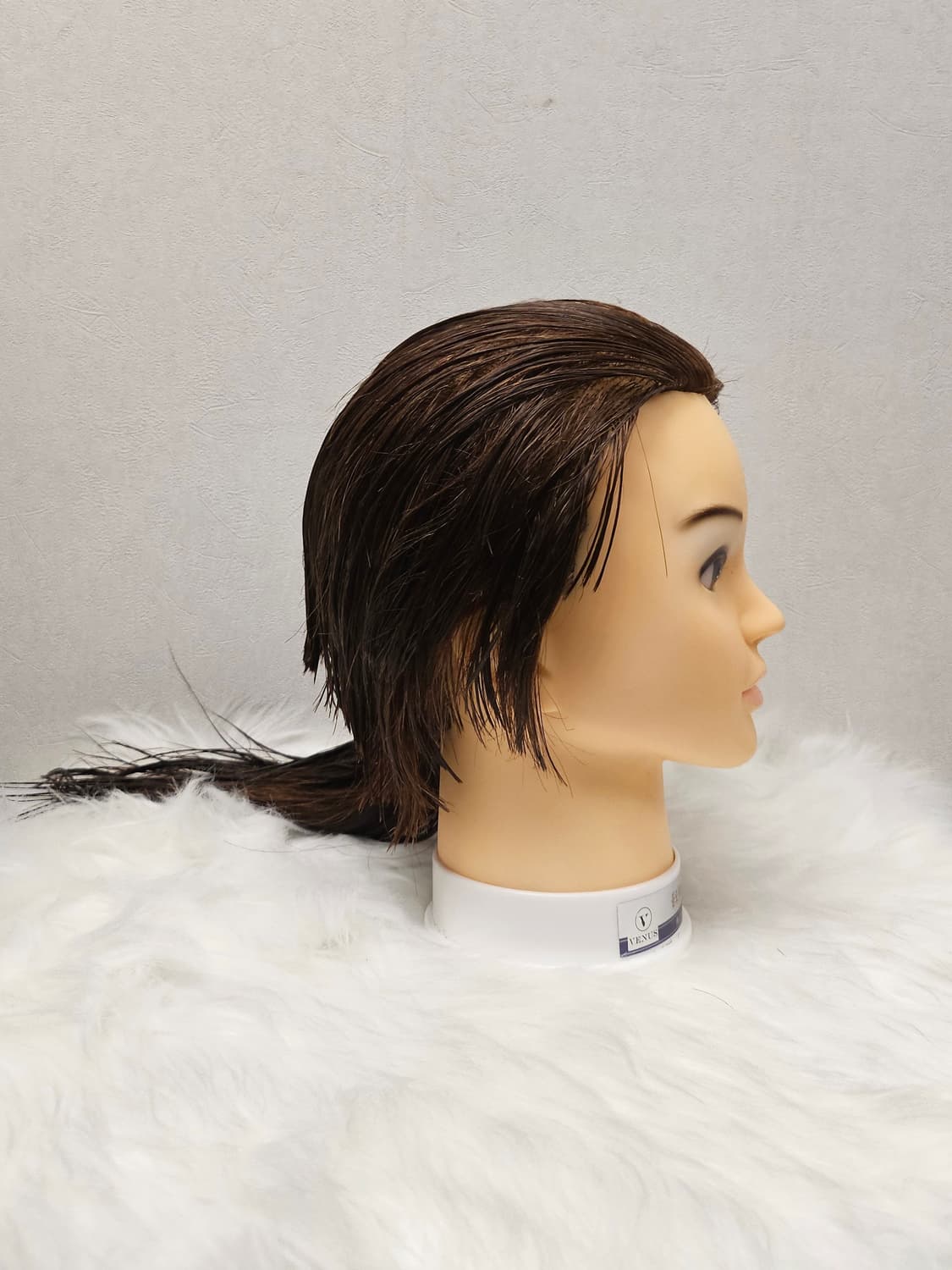 미용사 국가자격시험 남성컷 바리깡 커트  아이롱 연습용 통가발 상품이미지4