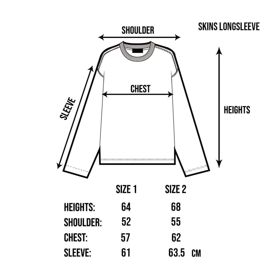 파코서플라이 SKINS LONG SLEEVE 2사이즈 상품이미지5