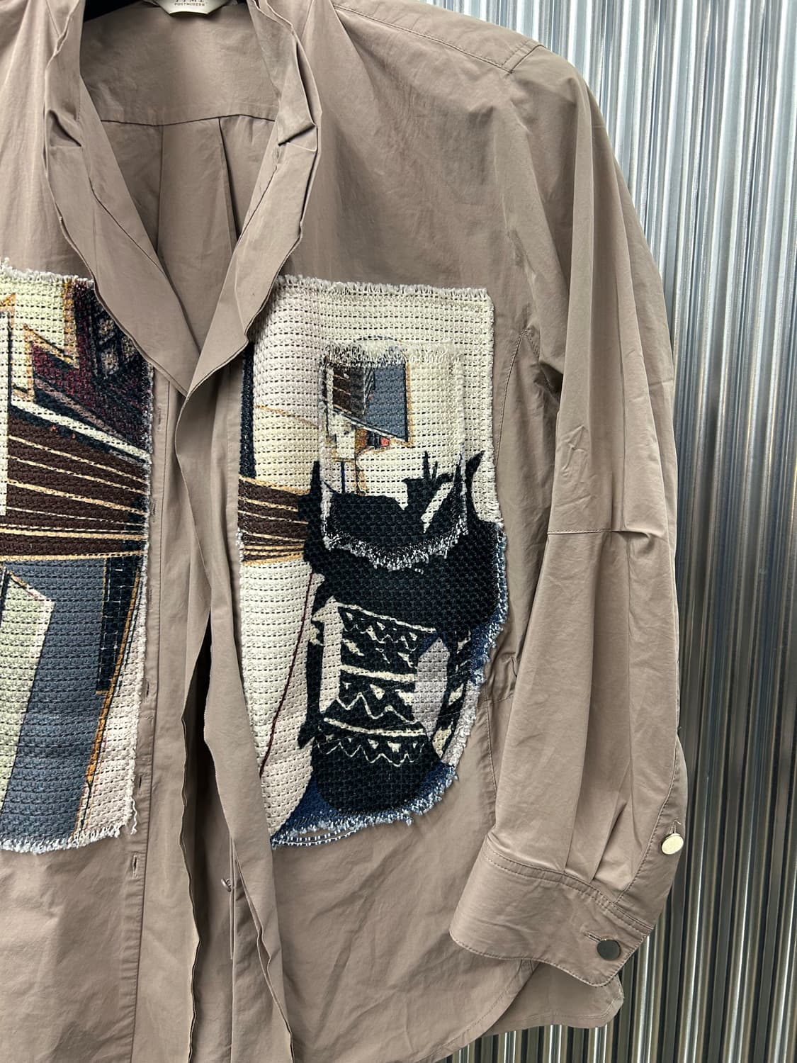 TIME 포스트모던 패치워크 여성 자켓 상품이미지5