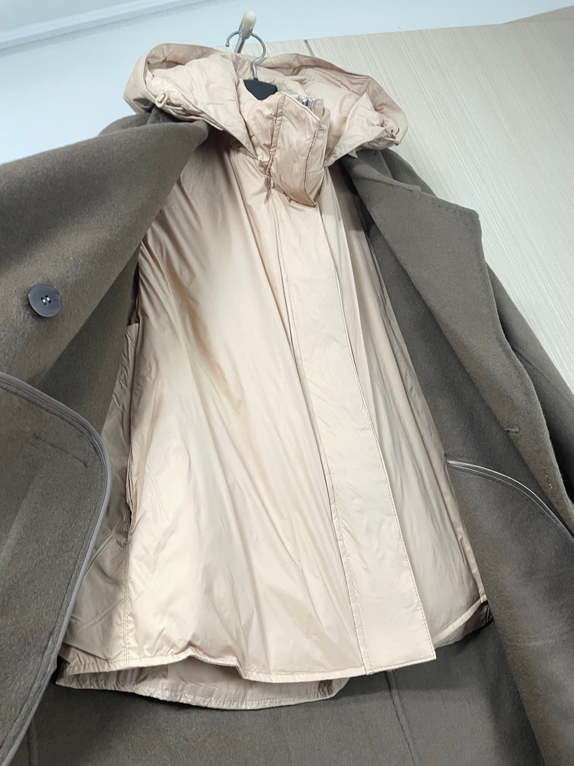 Blue i-d 핸드메이드 코트+패딩조끼 세트 새상품 FREE 상품이미지4