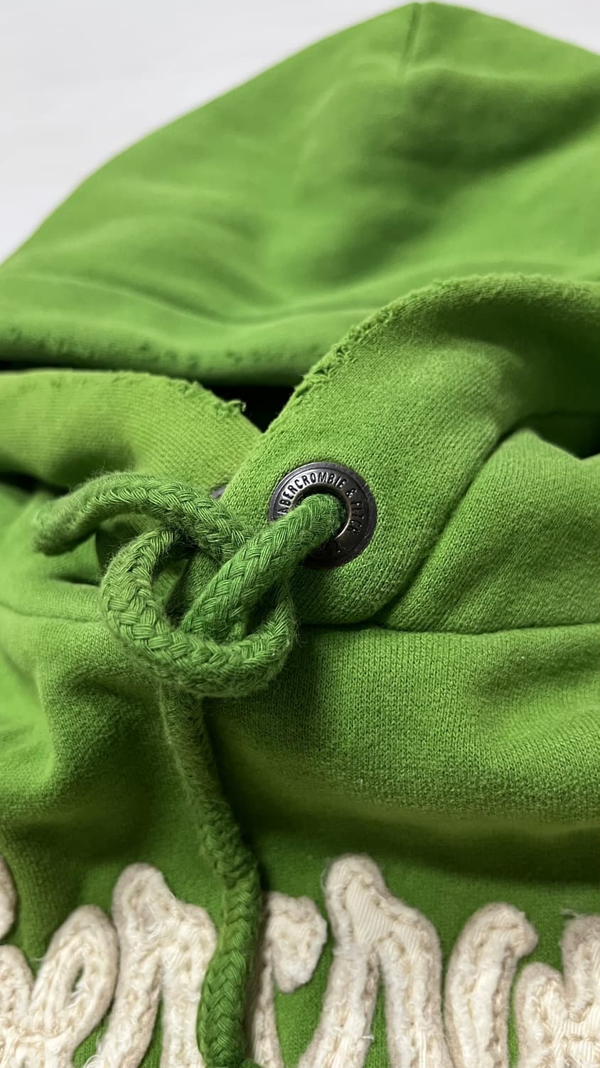 아베크롬비 후드  사이드라인  y2k 그린 s 상품이미지5