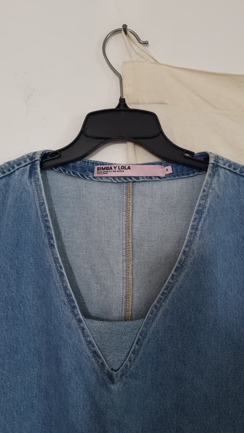 BIMBA Y LOLA 숏 블루 데님 드레스 상품이미지6