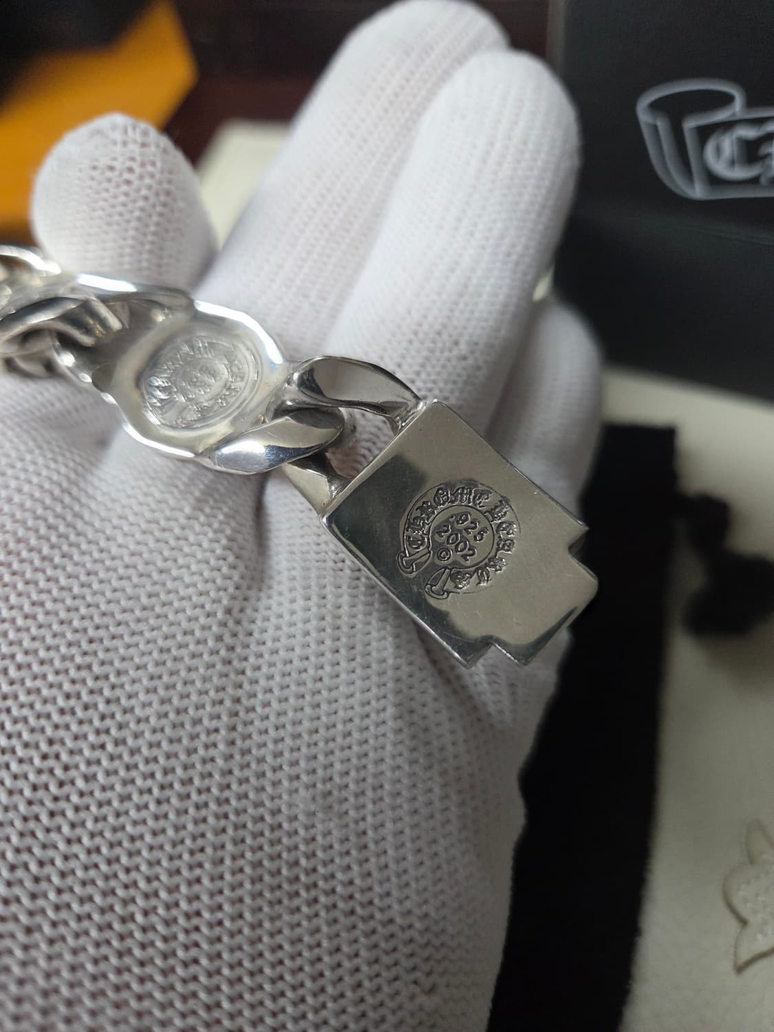 크롬하츠 크로스 링크 팔찌 상품이미지4