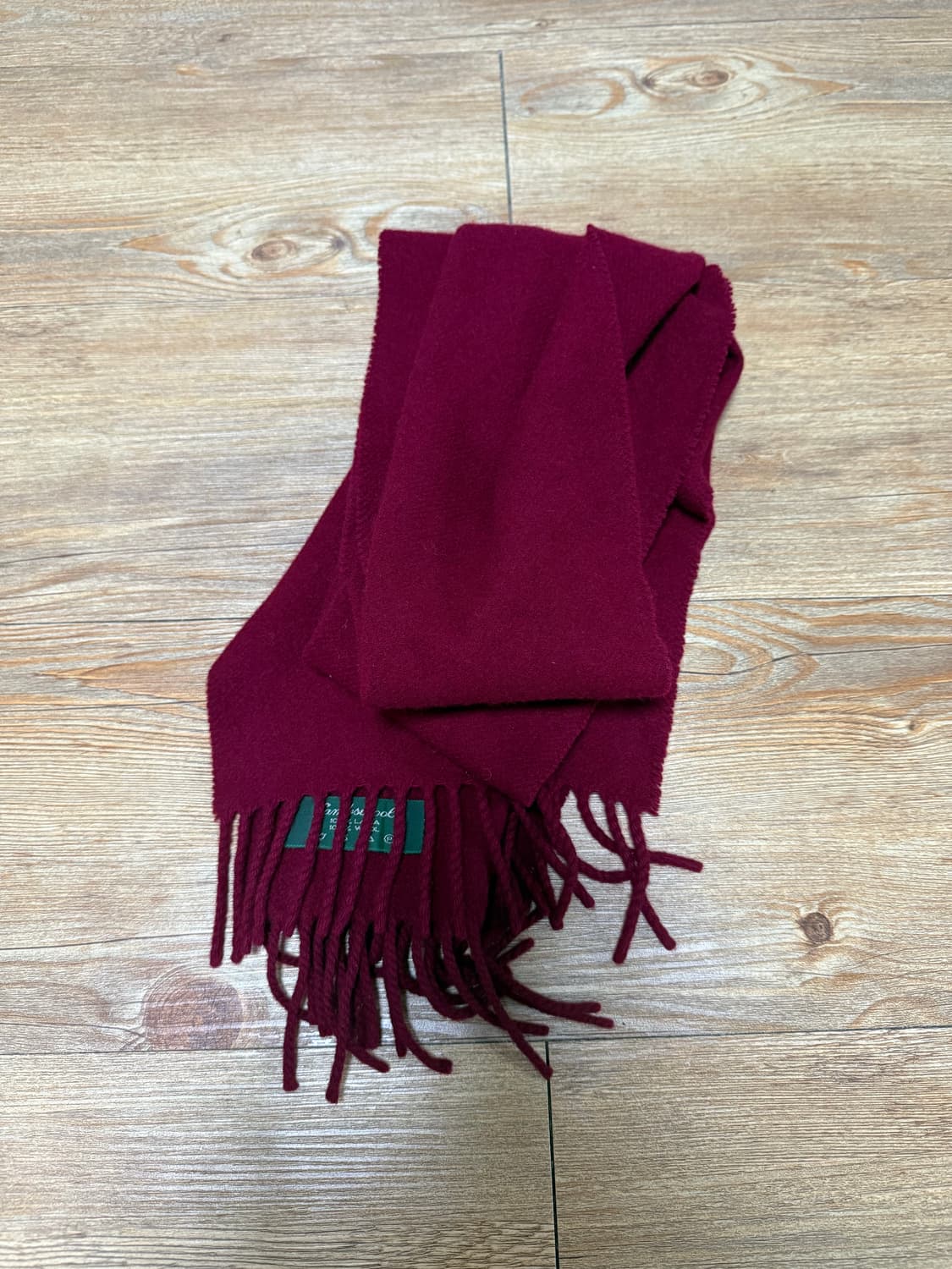 피에르 발망 울 머플러 버건디 상품이미지1