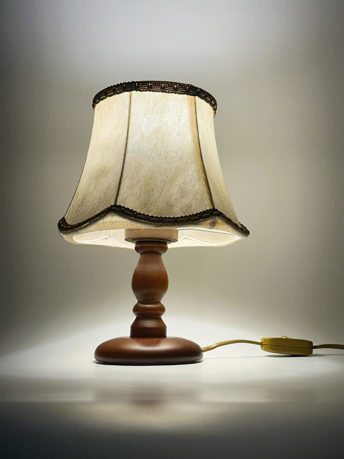 80‘s 독일 빈티지 테이블 페브릭 조명 레트로 앤틱 미드센츄리 스탠드 상품이미지5