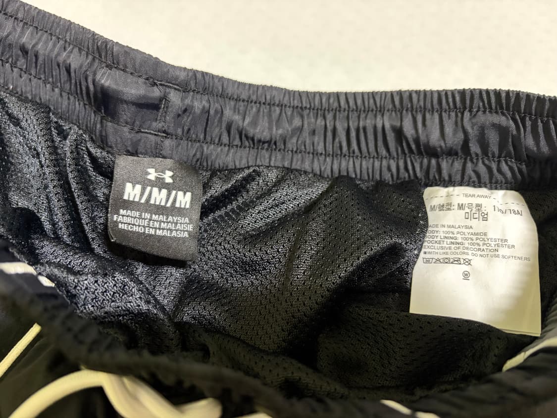 언더아머 반바지 UA 아이콘 컬러블록 쇼츠 블랙 M 사이즈 상품이미지5