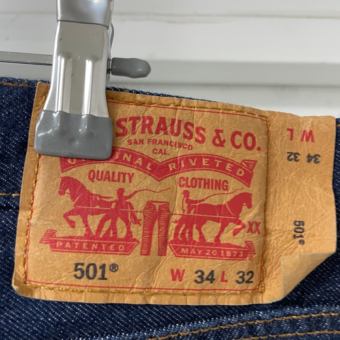 리바이스 501 데님 팬츠 W34 L32 상품이미지4