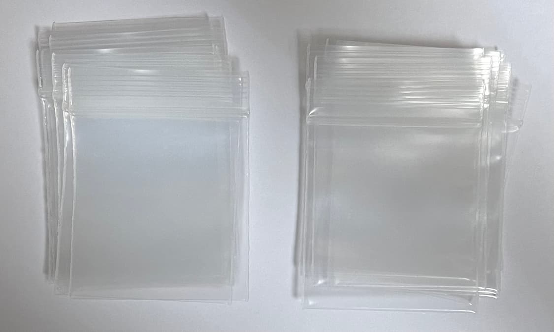 무료배송)새상품)미니 지퍼백 5x5cm (10장) 상품이미지1