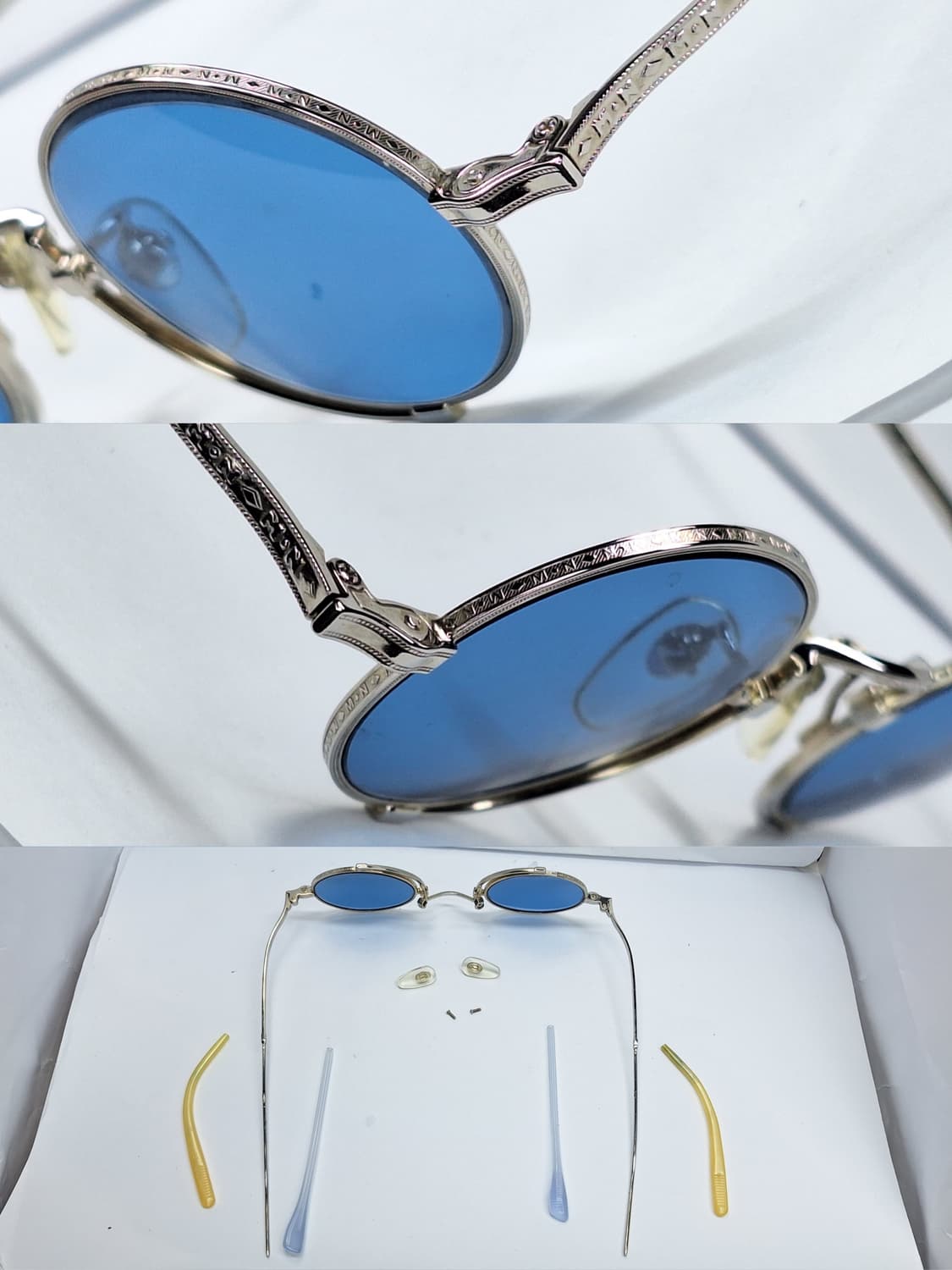 90's 일본 빈티지 하이엔드/Nicole 2171 미츠히로 마츠다 안경 상품이미지6