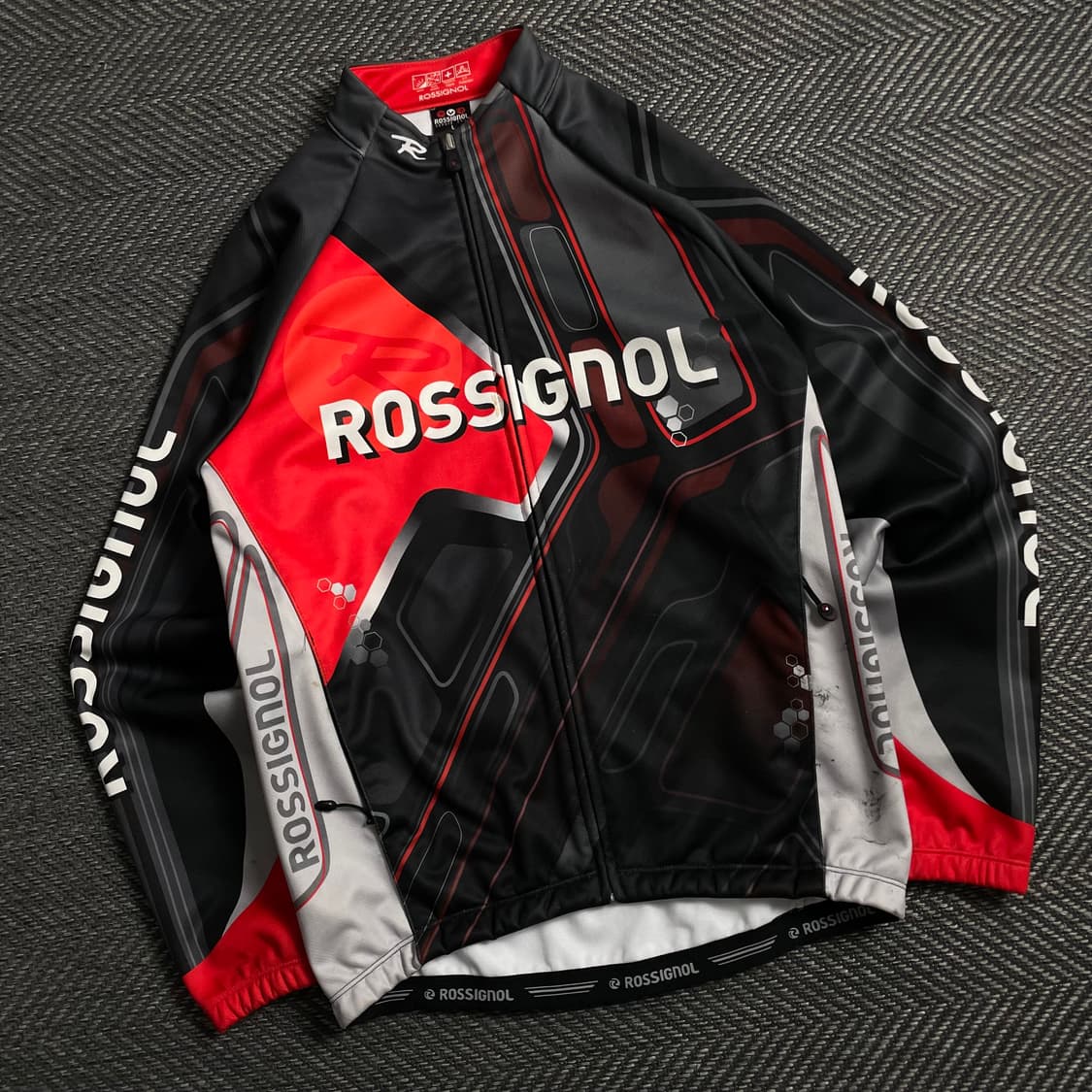 Rossignol 빅로고 사이클링 트랙탑 져지 y 4668 상품이미지1