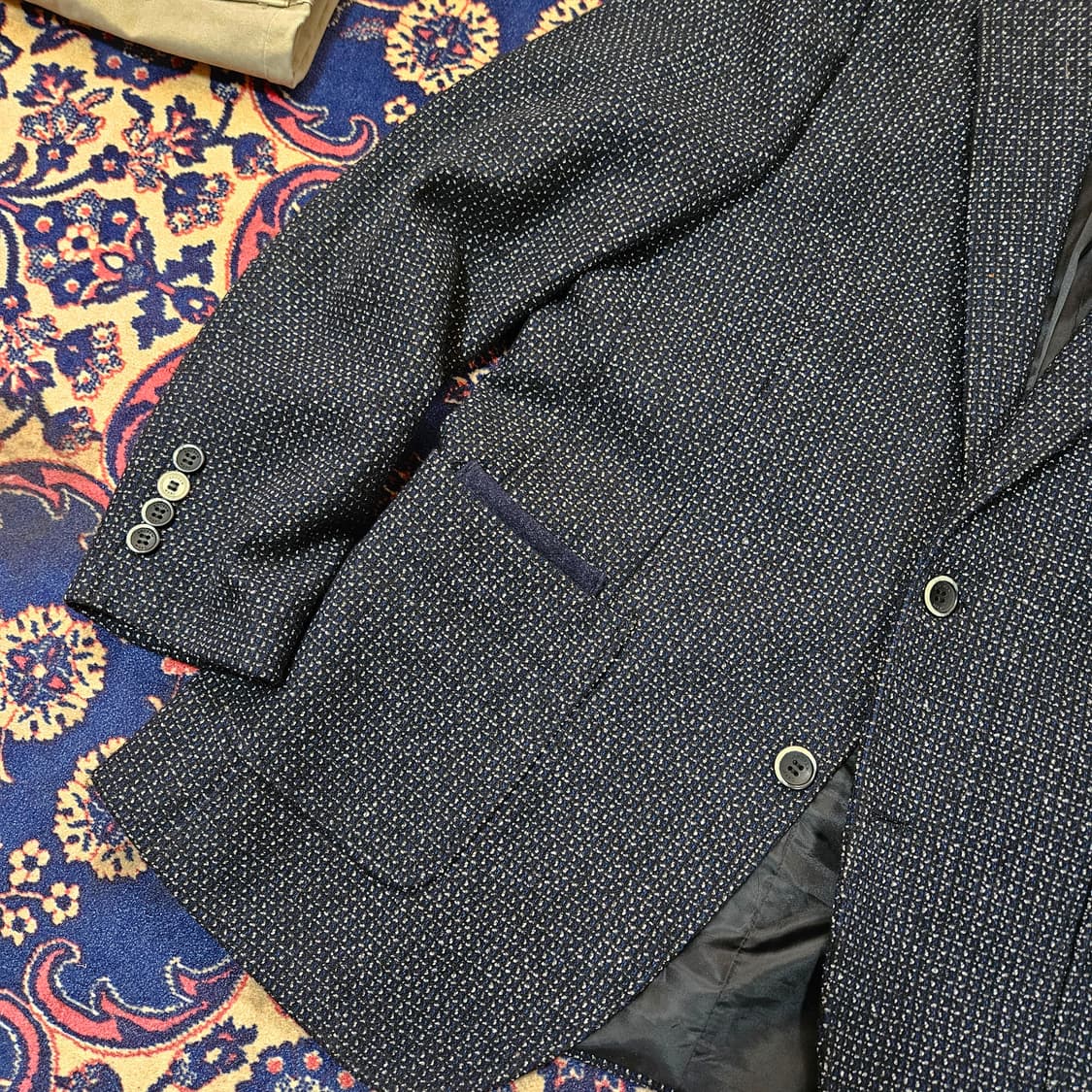 앤드류마크 네프 트위드 바스켓 블레이져 자켓 상품이미지4