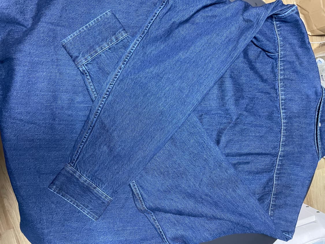 슈프림 스몰박스 셔츠 데님 L 상품이미지5