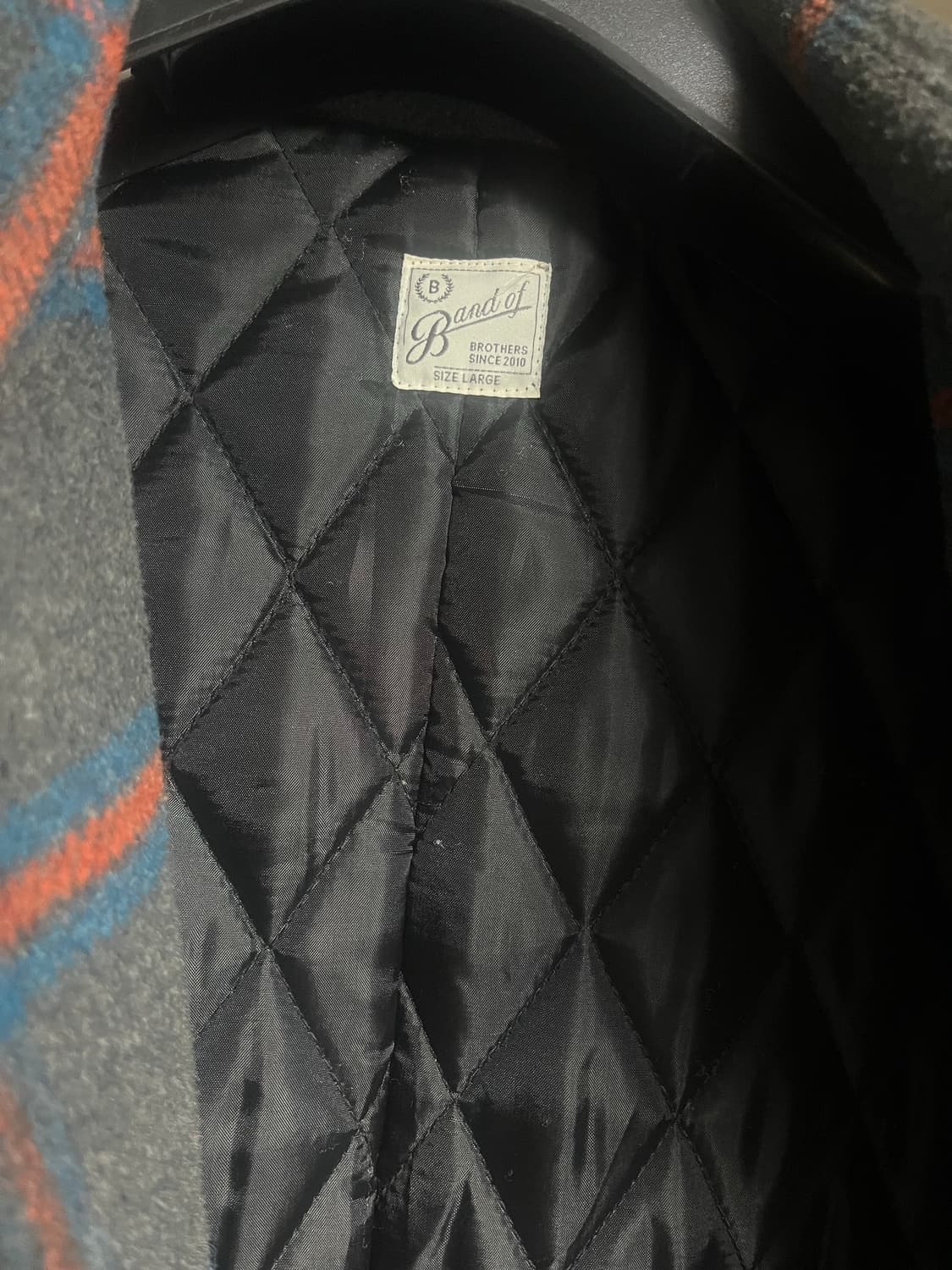 빈티지 체크 코트 판매 상품이미지4