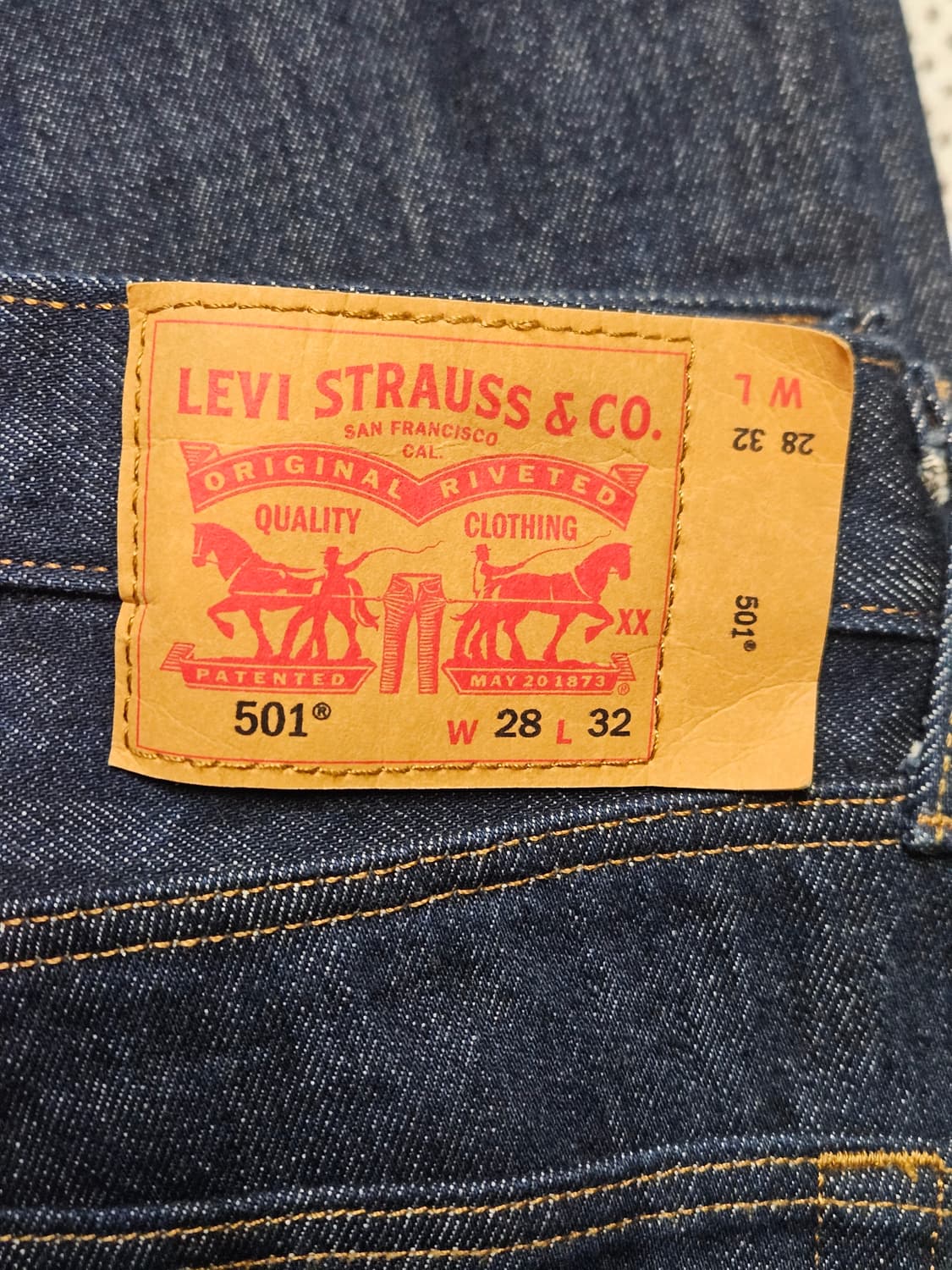 리바이스 501 데님 팬츠 상품이미지4