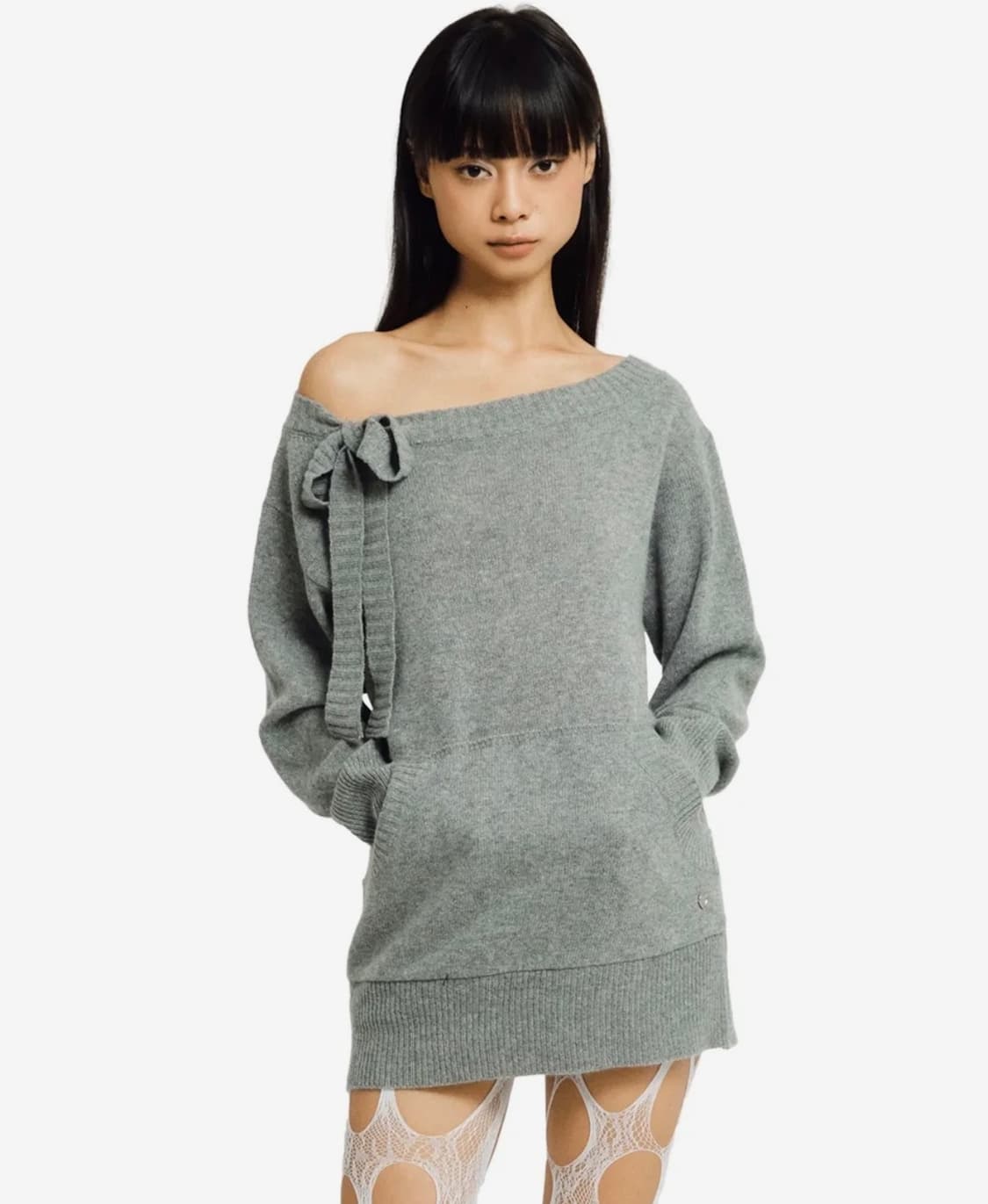 포어링 머핀 니트 그레이 팝니다 상품이미지1