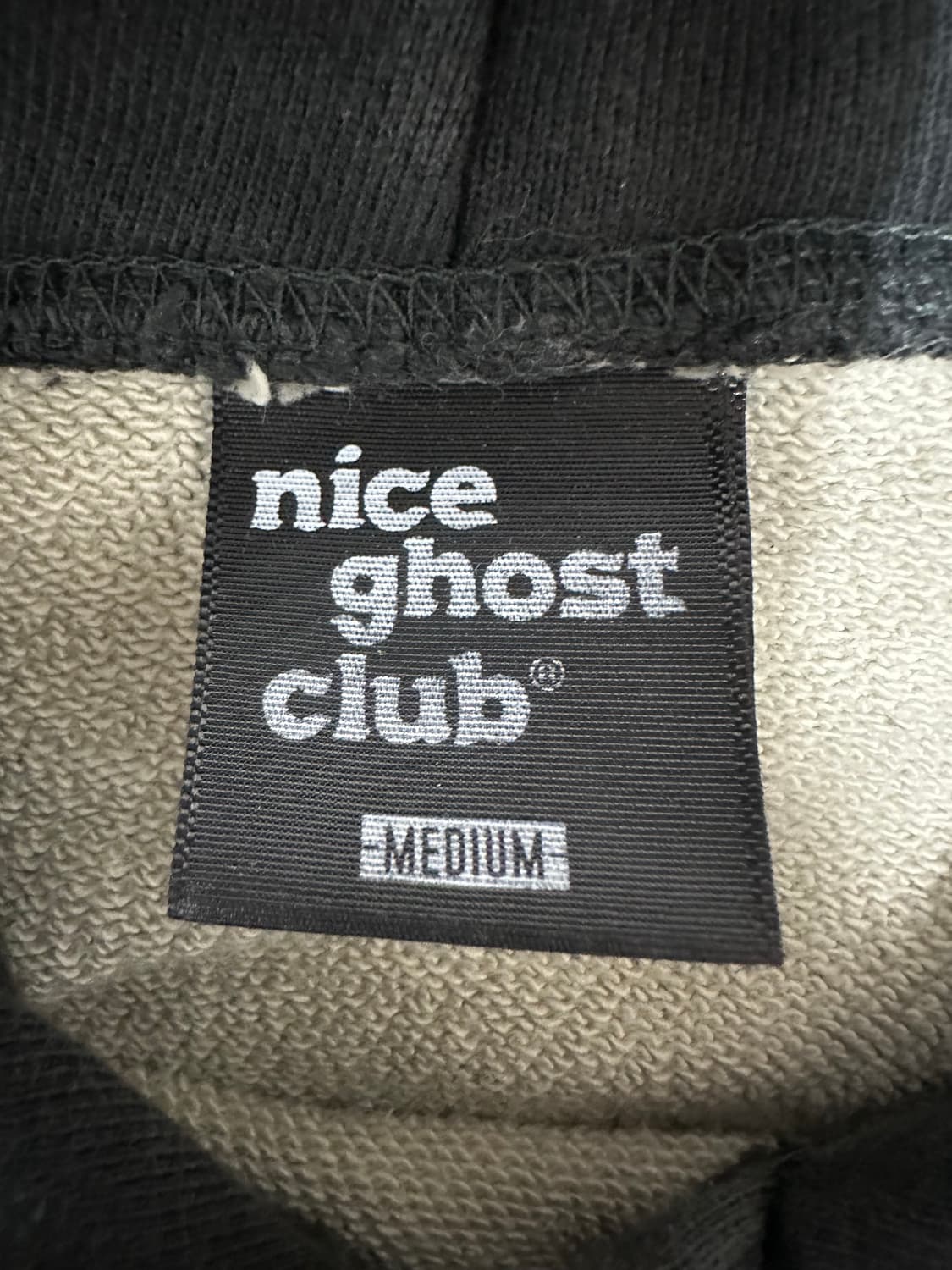 나이스고스트클럽 배색 후드티 상품이미지5