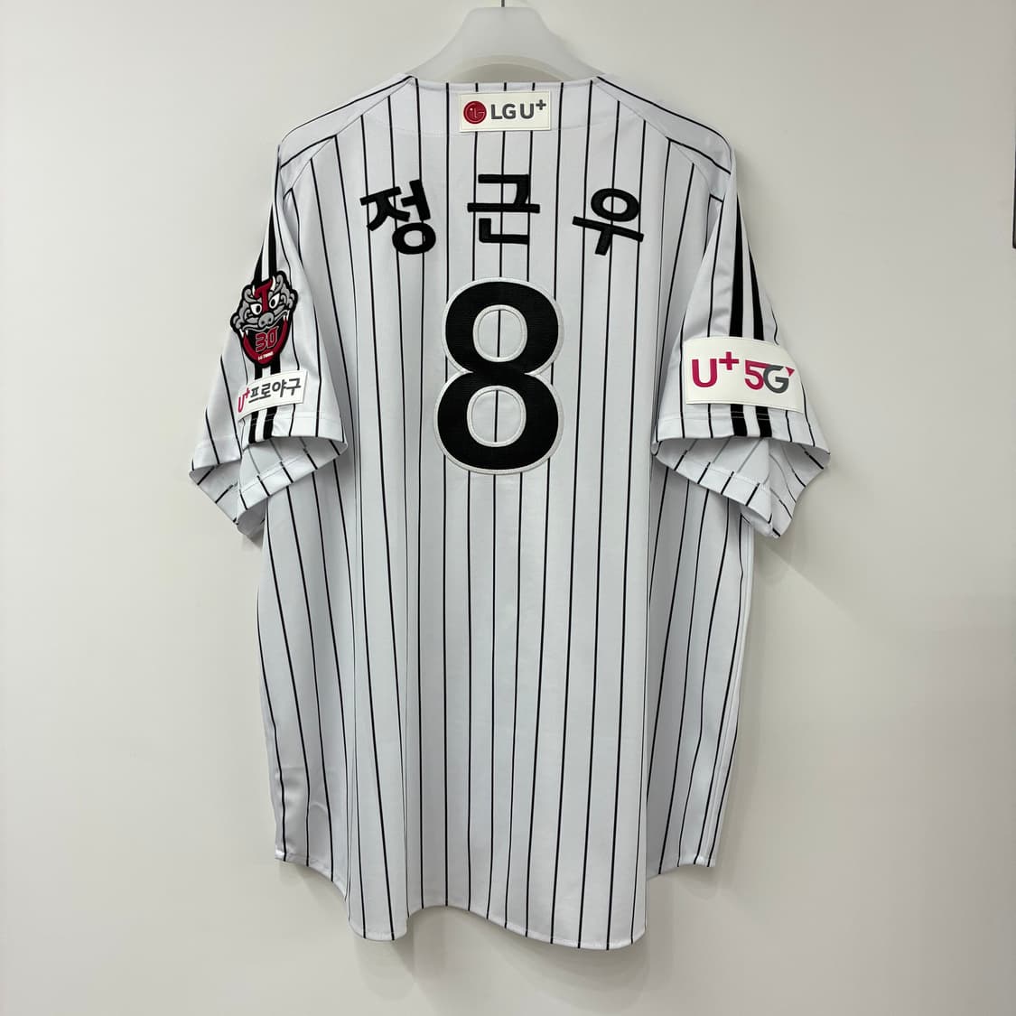 LG트윈스 30주년 정근우 마킹 홈 유니폼 상품이미지2