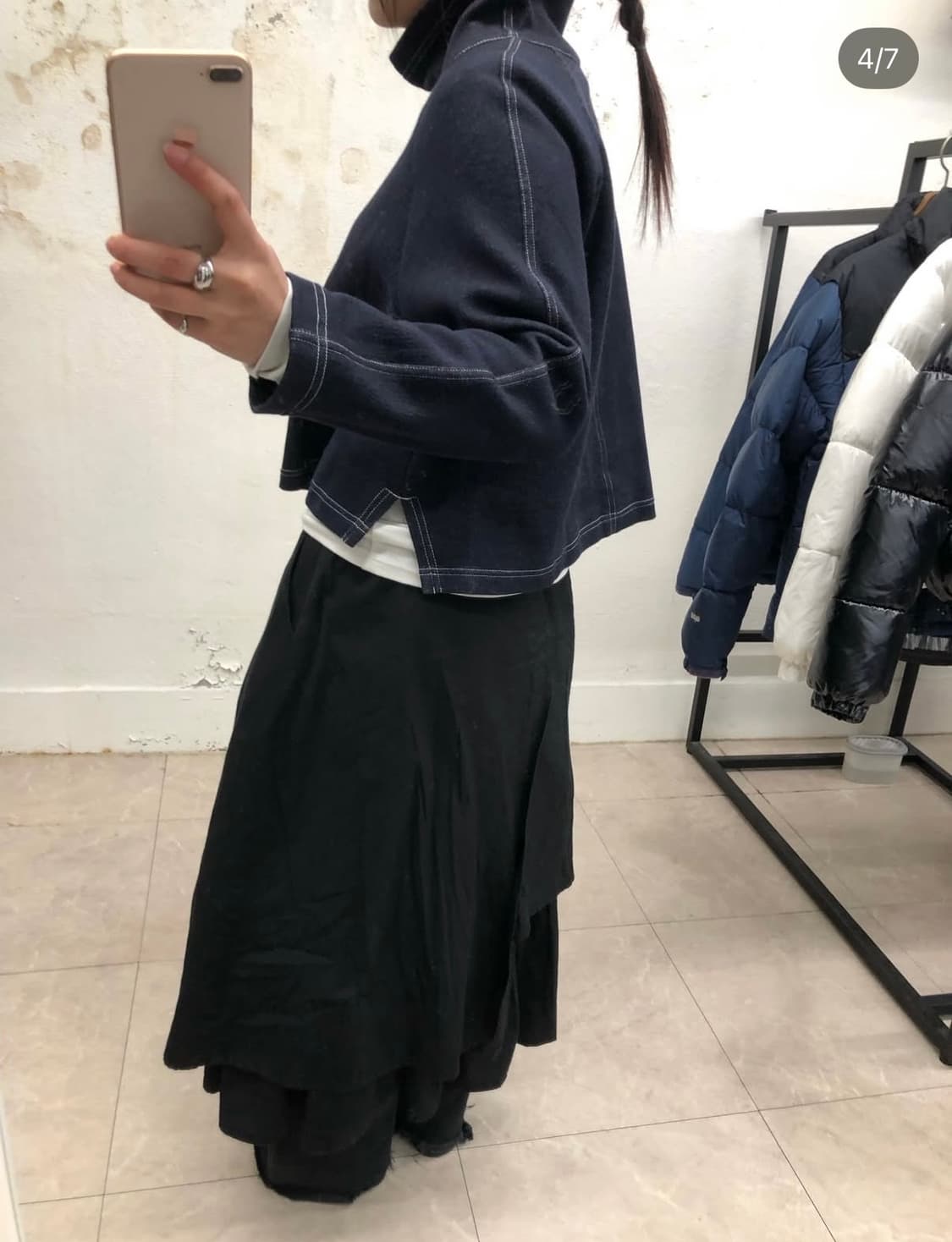 히로코 코시노 터틀넥 탑 상품이미지4