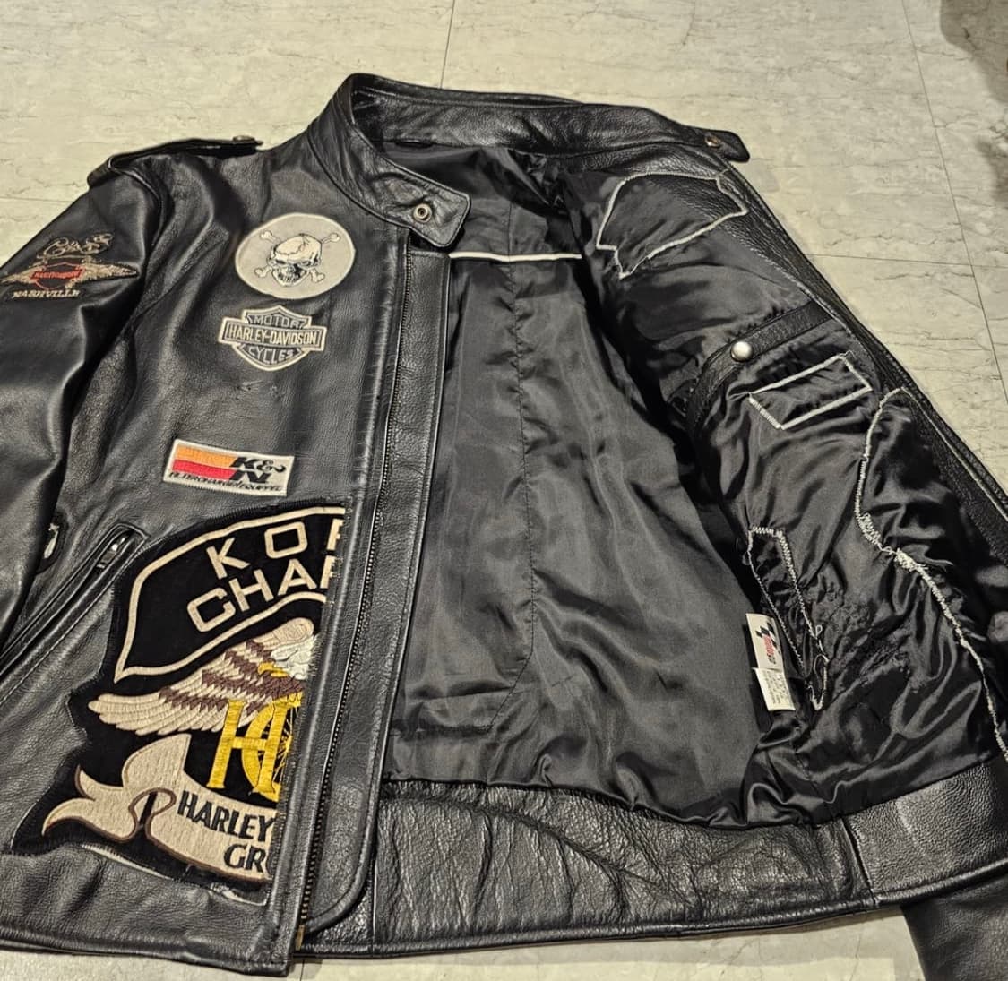할리데이비슨 코리아 레더바이커 자켓 상품이미지5