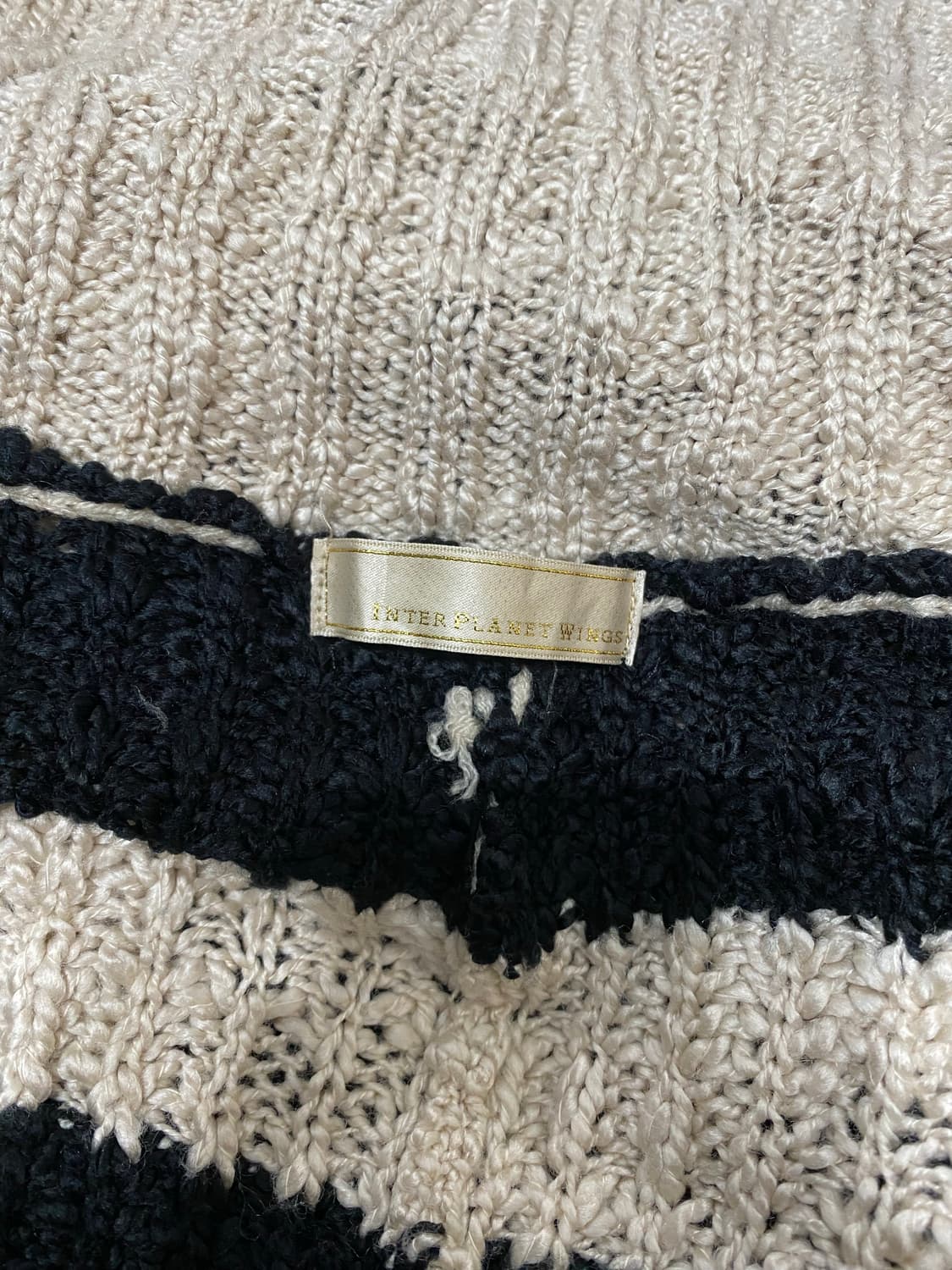 Inter planet wings 스트라이프 가오리 가디건 상품이미지4