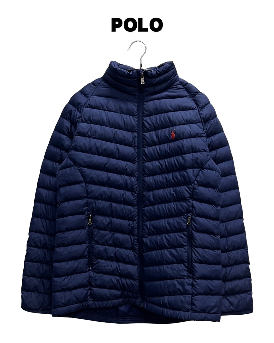 (L) 폴로 랄프로렌 키즈/우먼스 경량 패딩 자켓 네이비 상품이미지2