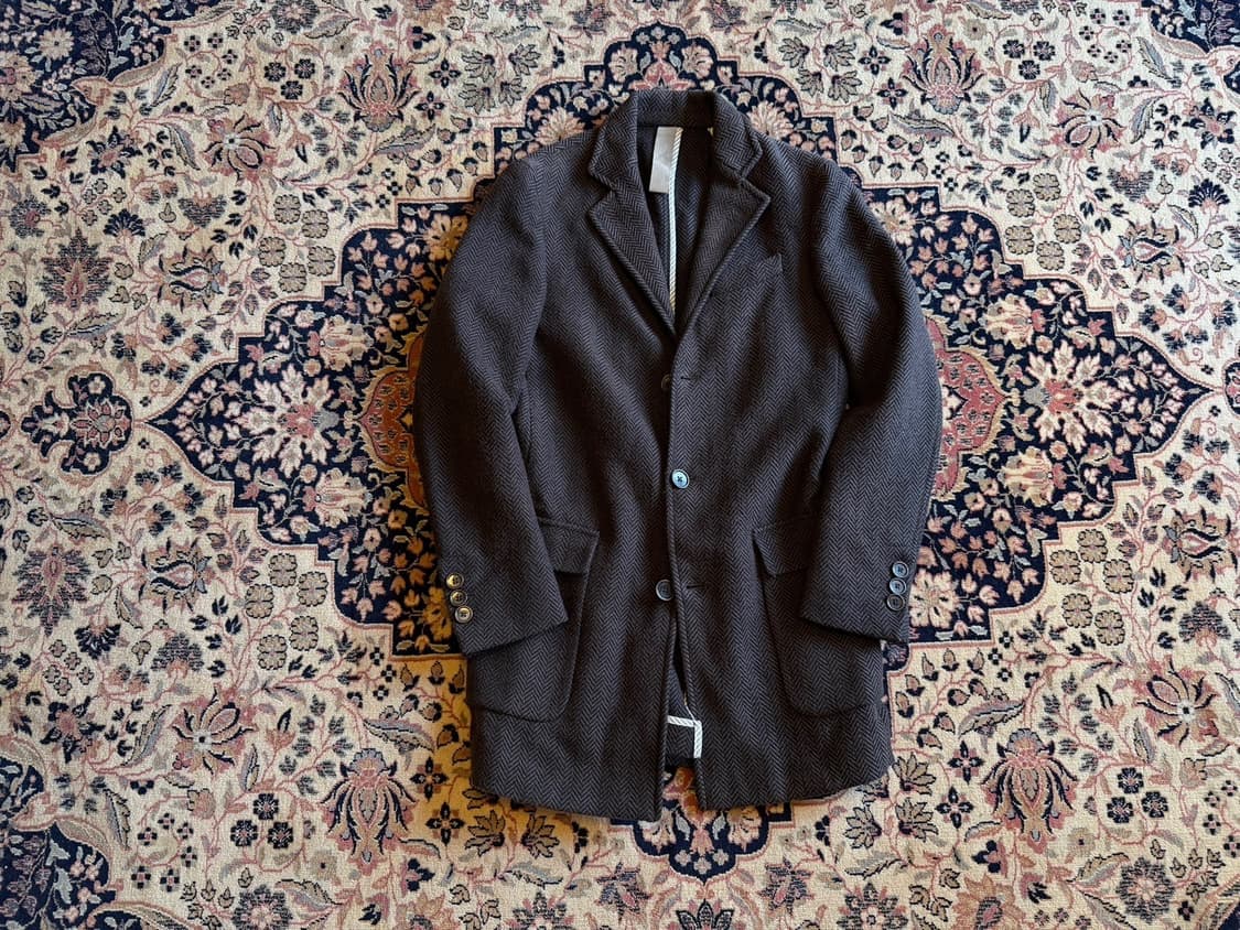 일레븐티 헤링본 체스터필드 코트 95 상품이미지2