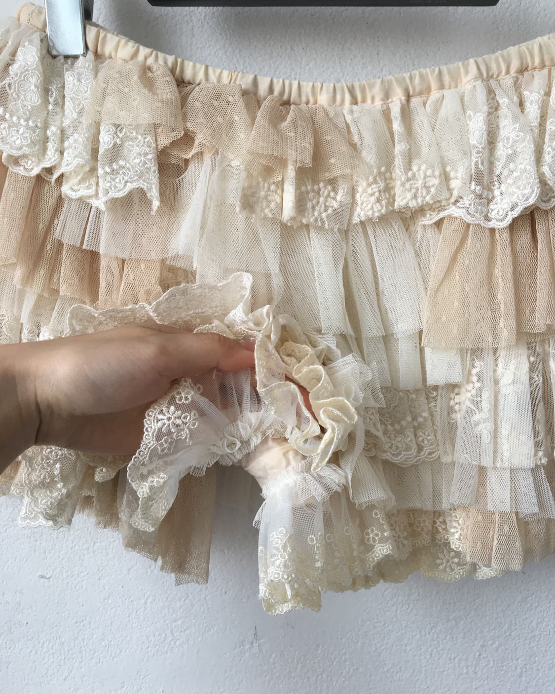 Frill lace layer short 상품이미지3
