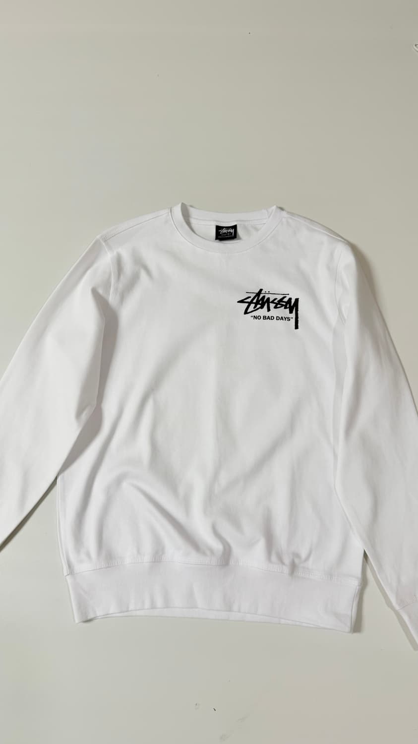 스투시(Stüssy) 서머 컬렉션 플로럴 크루넥 맨투맨 S 실착 2회 상품이미지4