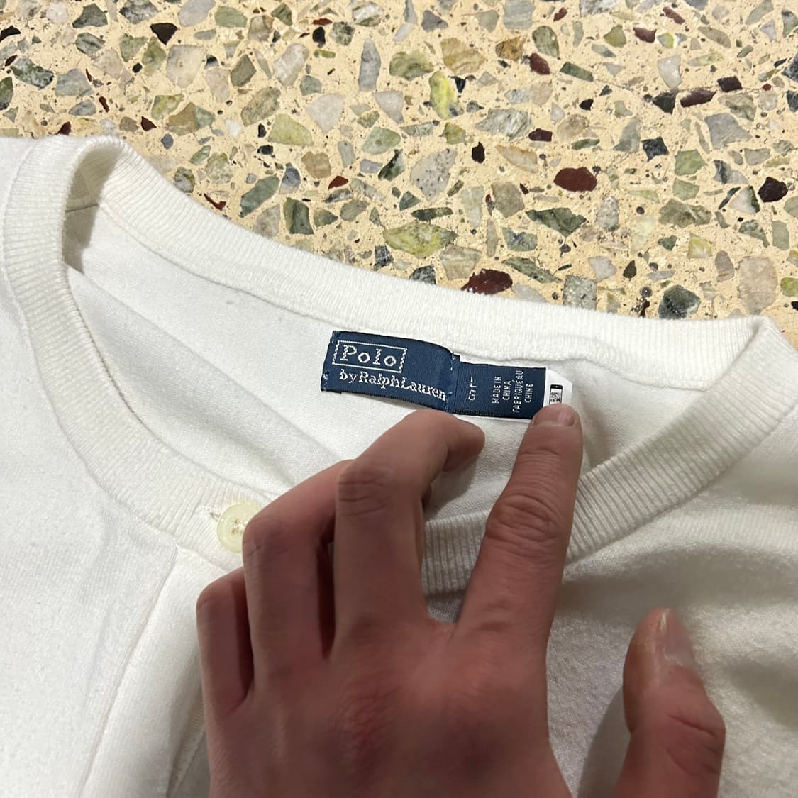 폴로 랄프로렌(POLO RalphLauren)화이트 니트 가디건 상품이미지4