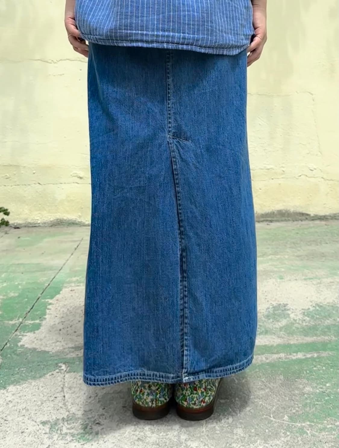 갭 데님 롱 스커트 상품이미지9