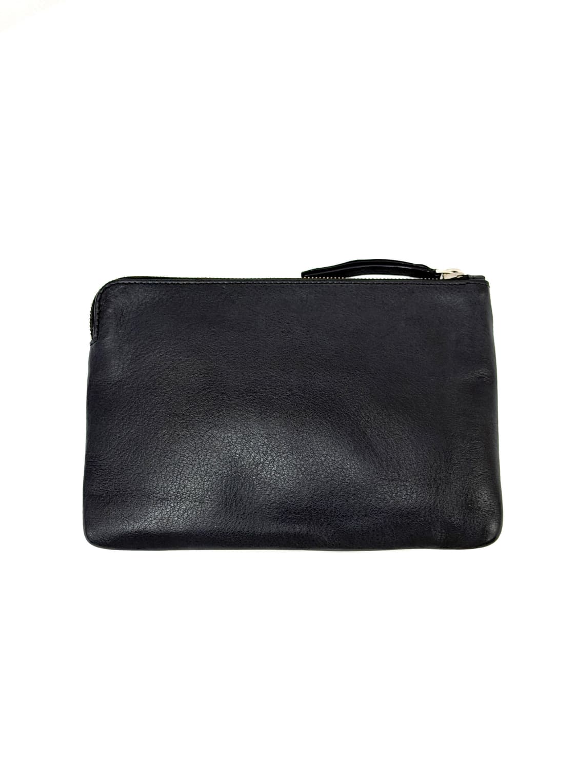 발렌시아가 에브리데이 로고 프린트 카프스킨 플랫 파우치 클러치백 상품이미지2