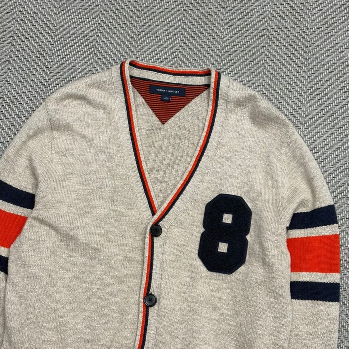 타미힐피거 브이넥 니트 가디건 v1654 상품이미지3