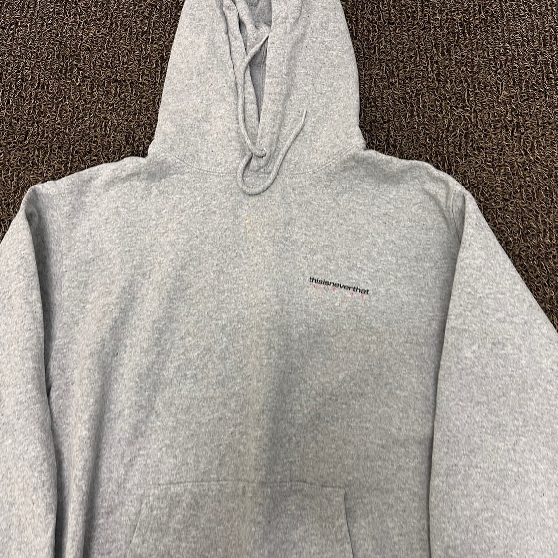 디스이즈네버댓 후드티셔츠 그레이 L 상품이미지2