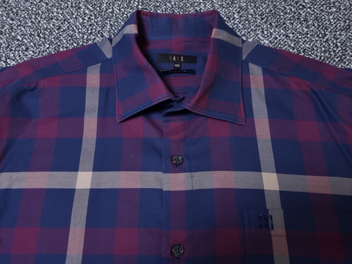 [무료배송][105]닥스 남성용 간절기 체크 셔츠 남방 상품이미지5