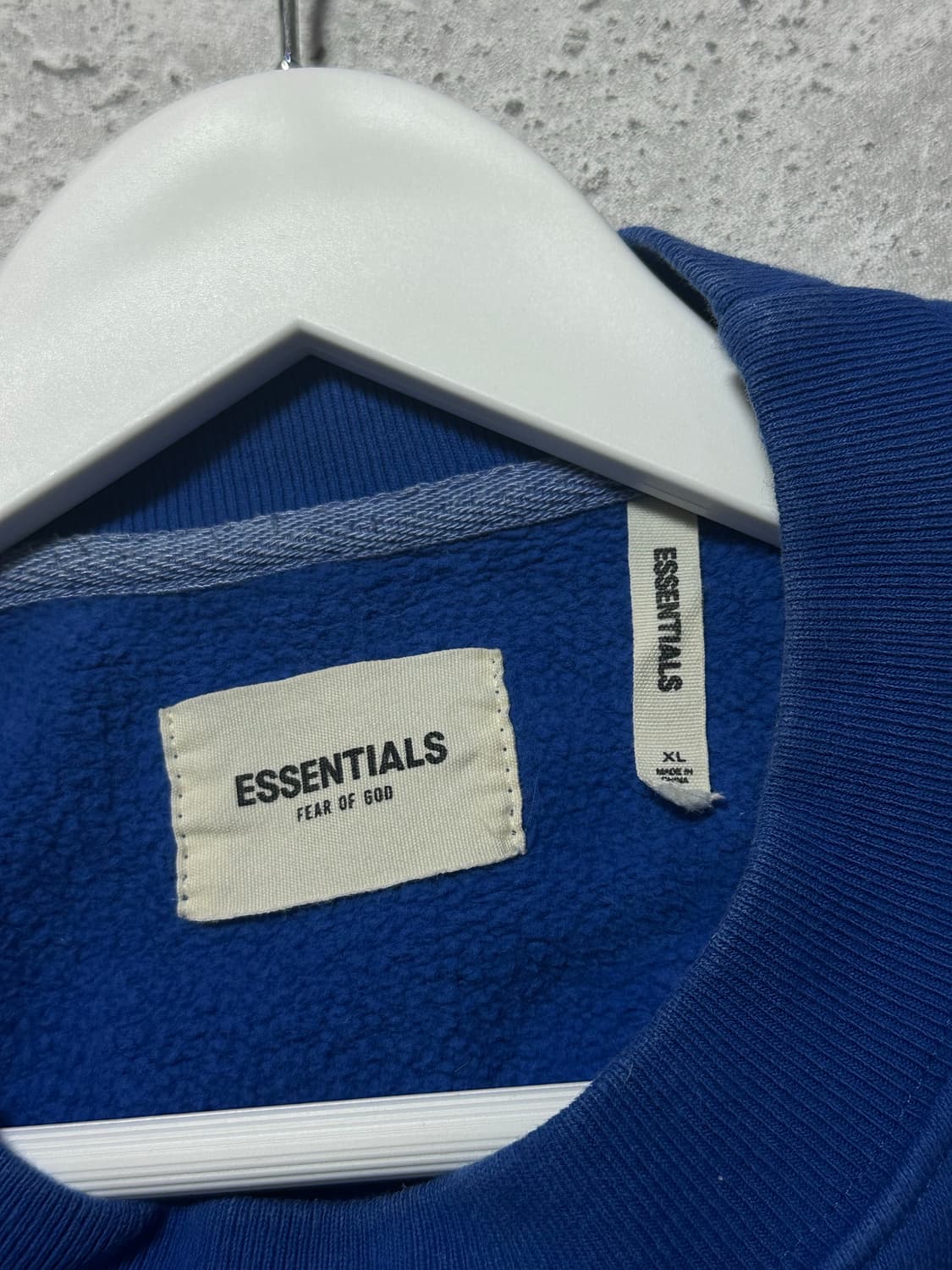 피어오브갓 에센셜 X TMC CRENSHAW 블루 맨투맨 상품이미지6